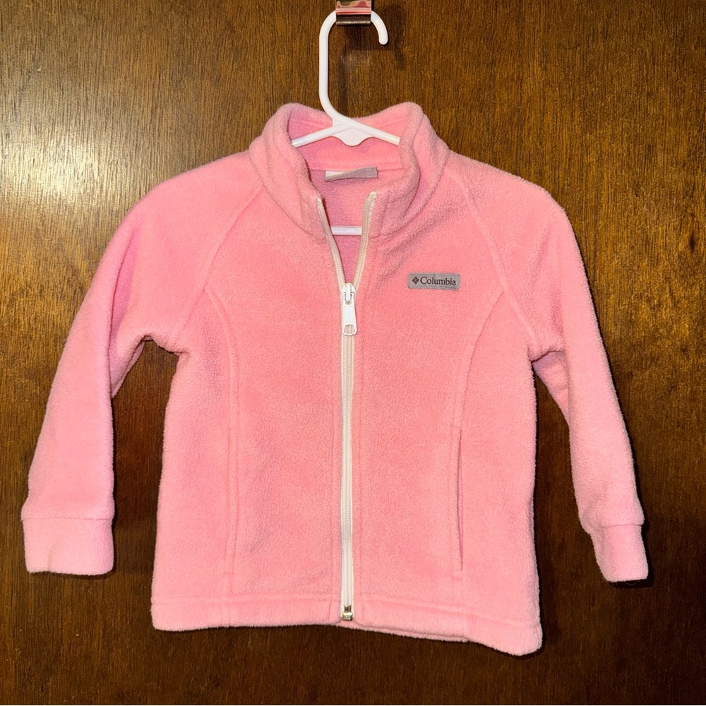 Columbia Soft Pink Fleece Jacket